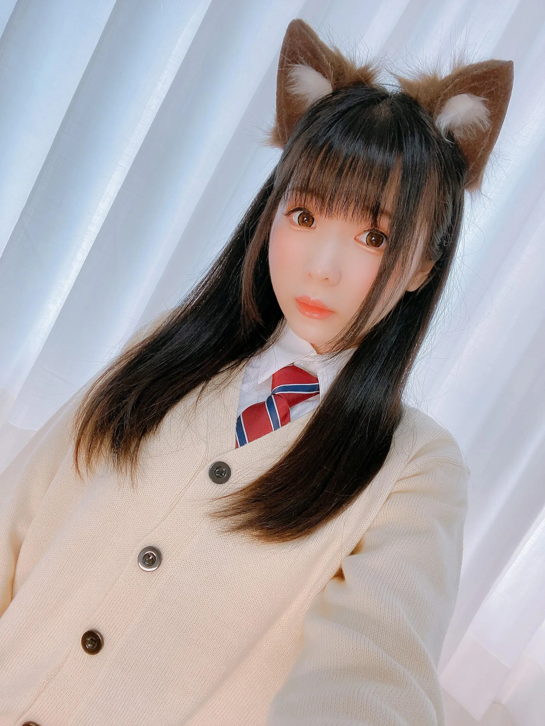 霜月shimo – NO.57 Fantia 2022年07月会员合集7期-2022-07-25 猫耳制服part.2 [19P]插图2